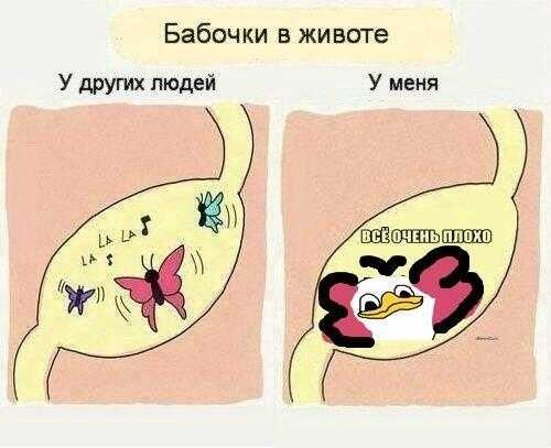 Чувство бабочки в животе: причины и объяснения