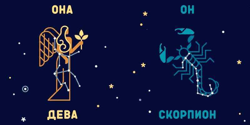 Совместимость скорпион мужчина и дева женщина в сексе и постельной сексуальности в процентах