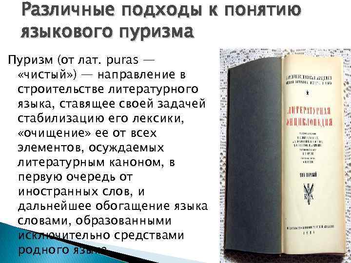 Пуризм в лингвистике: определение и примеры