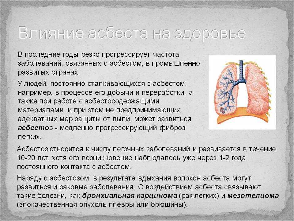 Опасность асбеста